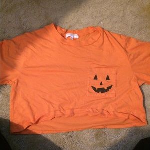 Urban Outfitters Pumpkin Pocket T Shirt